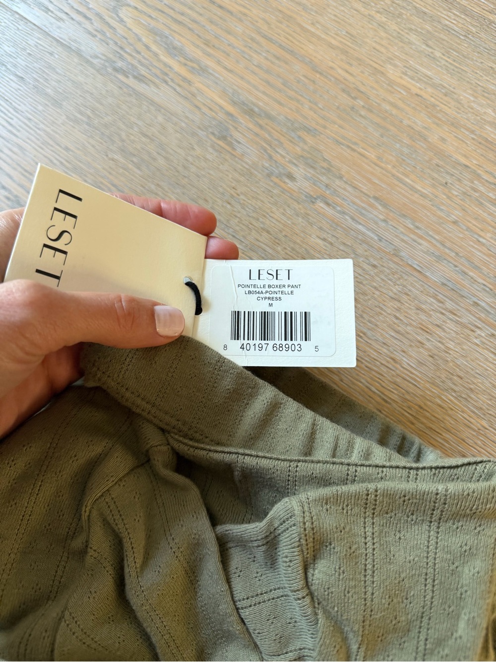 LESET Cypress Boxer Pant NWT size M
